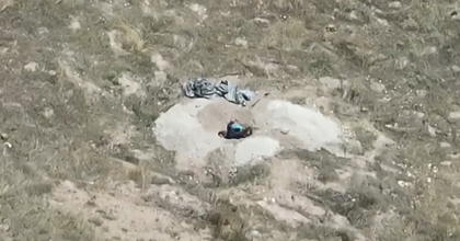 KAÇAK KAZI YAPAN ŞAHIS JANDARMANIN DRONUNA TAKILDI   