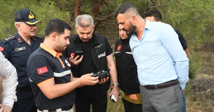 ÜÇGÜL, UŞAK’TAKİ YANGINI İNCELEDİ