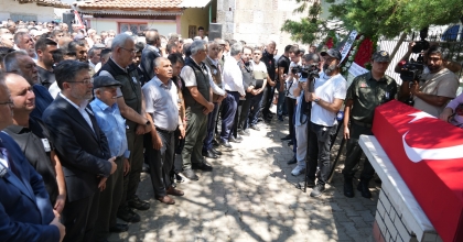 BAKAN YUMAKLI, ŞEHİT ORMAN MÜDÜRÜNÜN CENAZESİNE KATILDI