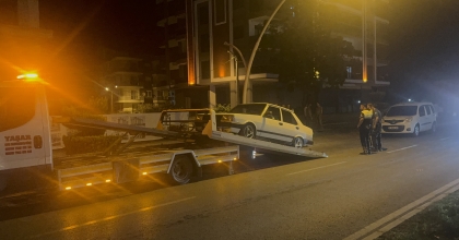 DRİFT ATAN ALKOLLÜ SÜRÜCÜYE 40 BİN LİRA CEZA