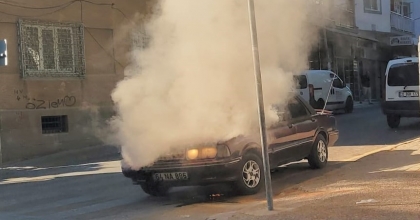 AYDIN’DA OTOMOBİL YANGINI