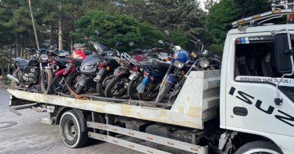 BOLVADİN’DE 29 MOTOSİKLET TRAFİKTEN MEN EDİLDİ