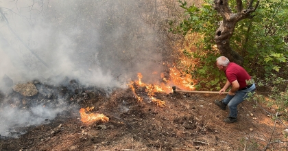KUYUCAK’TAKİ ORMAN YANGINI KONTROL ALTINA ALINDI   