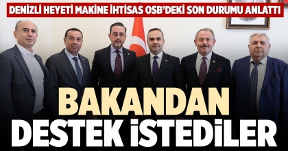 BAKANDAN DESTEK İSTEDİLER