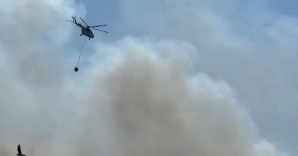 BODRUM’DAKİ YANGINDA EKİP SAYISI ARTIRILDI