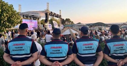 JANDARMADAN 'FESTİVAL' NÖBETİ