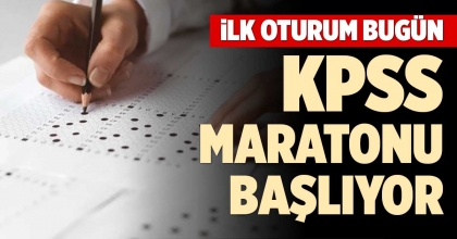 KPSS MARATONU BAŞLIYOR