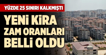 YENİ KİRA ZAM ORANLARI BELLİ OLDU
