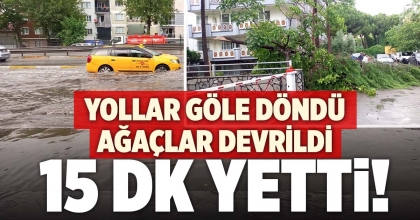 DENİZLİ'DE YAĞMUR HAYATI OLUMSUZ ETKİLEDİ
