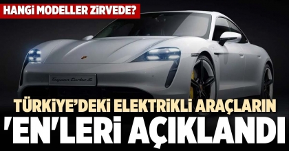 TÜRKİYE’DEKİ ELEKTRİKLİ ARAÇLARIN 'EN'LERİ AÇIKLANDI