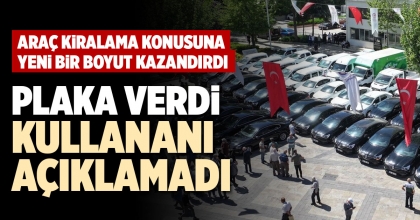 PLAKA VERDİ KULLANANI AÇIKLAMADI