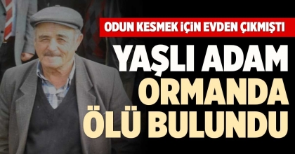 YAŞLI ADAM ORMANDA ÖLÜ BULUNDU