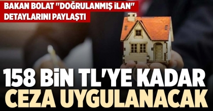 158 BİN TL'YE KADAR CEZA UYGULANACAK