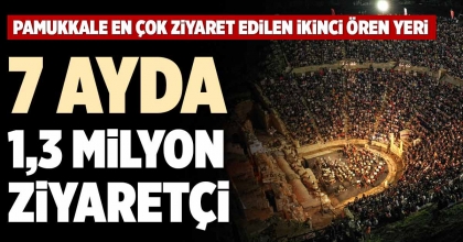 7 AYDA 1,3 MİLYON ZİYARETÇİ