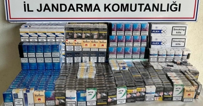 830 PAKET BANDROLSÜZ SİGARA ELE GEÇİRDİ  