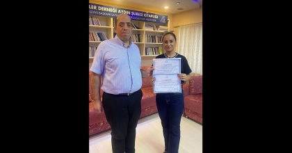 ALTI NOKTA KÖRLER DERNEĞİ’NDEN BAĞIŞÇISINA TEŞEKKÜR  