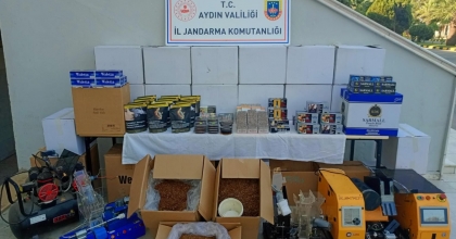 AYDIN'DA 249 BİN 400 ADET MAKARON ELE GEÇİRİLDİ 