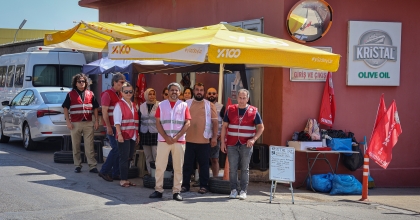 ZEYTİNYAĞI FABRİKASI İŞÇİLERİNDEN TARİŞ'E FASON ÜRETİM TEPKİSİ