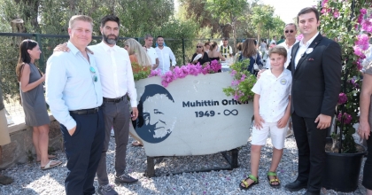 BODRUM'DA MUHİTTİN ORHON PARKI DÜZENLENEN TÖRENLE AÇILDI