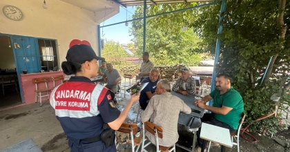 ÇİFTÇİLER, ANIZ YAKIMI KONUSUNDA BİLGİLENDİRİLDİ