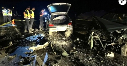 EMET'TE DÜĞÜN GECESİ TRAFİK KAZASI