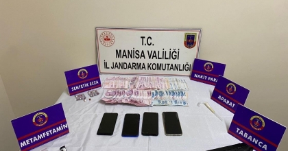 MANİSA'DA JANDARMADAN 3 İLÇEDE ASAYİŞ UYGULAMASI