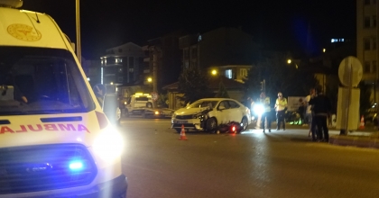TAVŞANLI'DA TRAFİK KAZASI, 5 KİŞİ YARALANDI