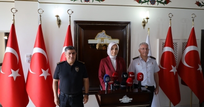 VALİ YİĞİTBAŞI BİR AYLIK ASAYİŞ RAPORUNU AÇIKLADI