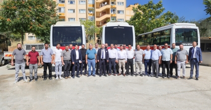 BAŞKAN YALIM, ŞEHİR İÇİ OTOBÜS ŞOFÖRLERİYLE BİR ARAYA GELDİ
