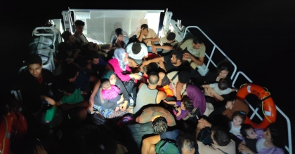 MUĞLA AÇIKLARINDA 116 DÜZENSİZ GÖÇMEN KURTARILDI
