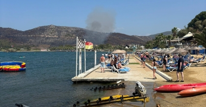 KUŞADASI’NDAKİ ORMAN YANGINI BÜYÜMEDEN SÖNDÜRÜLDÜ  