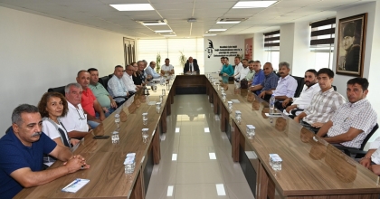 MASKİ YUNUSEMRELİ MUHTARLARIN TALEPLERİNİ DİNLEDİ  