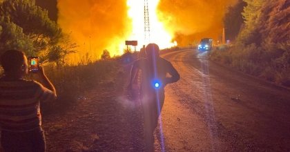 ORMAN YANGINI MEYDANA GELEN 2 İLÇE AFET BÖLGESİ İLAN EDİLDİ  