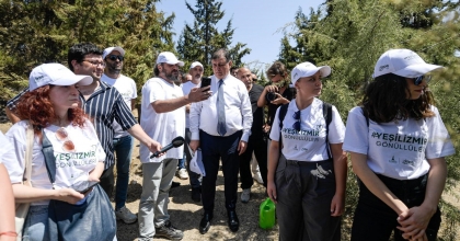 BAŞKAN TUGAY’DAN YANAN ALANLARDA SAHA MESAİSİ  