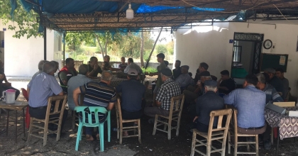 MÜDÜRLÜK ÇOBANİSA MAHALLESİ'NDE ÇİFTÇİLERLE BULUŞTU  