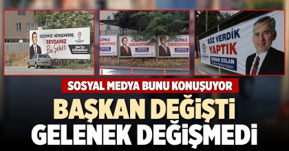 BAŞKAN DEĞİŞTİ GELENEK DEĞİŞMEDİ