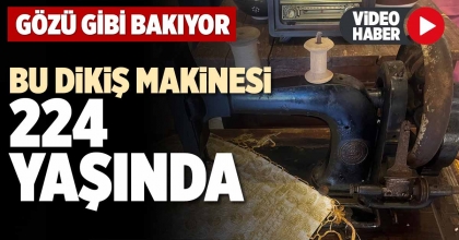 BU DİKİŞ MAKİNESİ 224 YAŞINDA