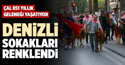 DENİZLİ SOKAKLARI RENKLENDİ