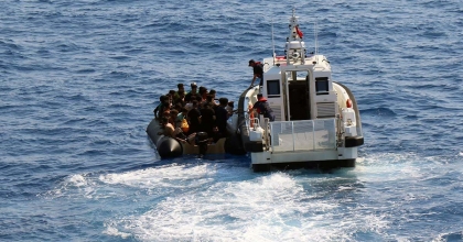 DALAMAN AÇIKLARINDA 28 DÜZENSİZ GÖÇMEN YAKALANDI  