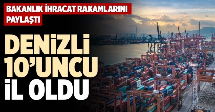 DENİZLİ 10’UNCU İL OLDU