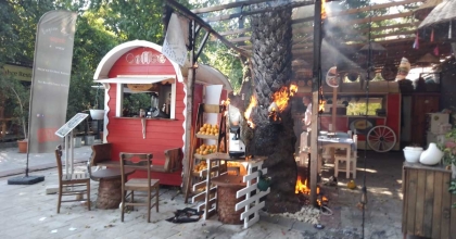 KAFEDE ÖNCE TÜP PATLADI, SONRA YANGIN ÇIKTI: 1 YARALI