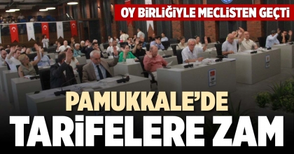 PAMUKKALE’DE TARİFELERE ZAM