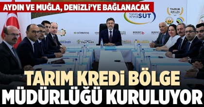 TARIM KREDİ BÖLGE MÜDÜRLÜĞÜ KURULUYOR