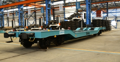 ALTAY TANKINI TAŞIYACAK VAGONLAR TEST EDİLDİ