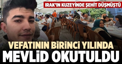 VEFATININ BİRİNCİ YILINDA MEVLİD OKUTULDU