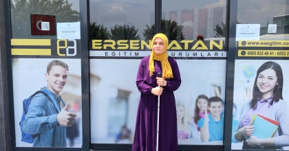 GÖRME ENGELLİ FEYZANUR’UN BÜYÜK BAŞARISI