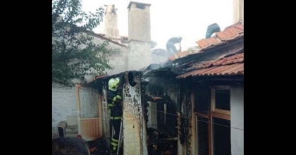 MUĞLA’DA EV YANGINI