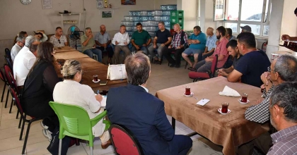 YUNTDAĞI BÖLGESİNDE ÜRETİCİNİN SORUNLARI DİNLENDİ