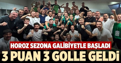 3 PUAN 3 GOLLE GELDİ