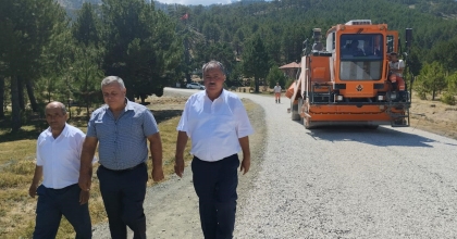 TOPUKLU YAYLASI YOLU ASFALTLANDI